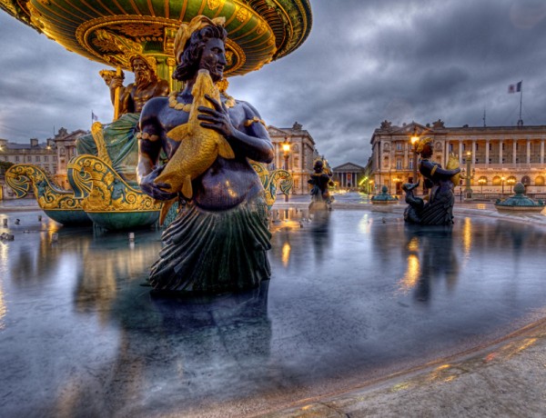 Place de la Concorde en hdr par Michel Wnuk