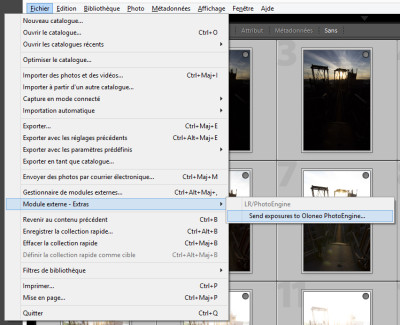 tutoriel photo HDR Lightroom export vers PhotoEngine