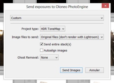 tutoriel photo HDR Options PhotoEngine