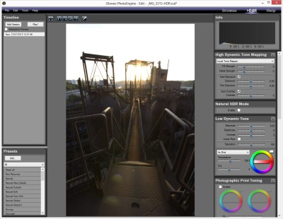 tutoriel photo HDR interface PhotoEngine